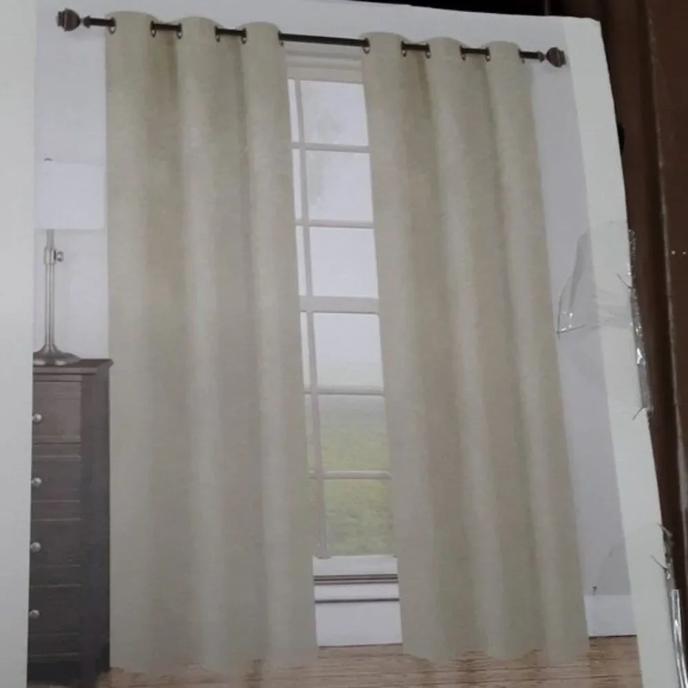 2 Room Darkening Panel Energy Saving Curtains Montvilla Home
